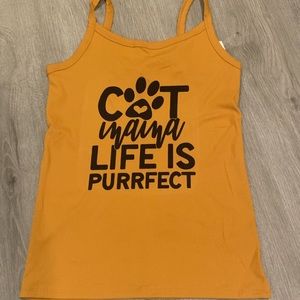 Cat mom life is perfect tank top.